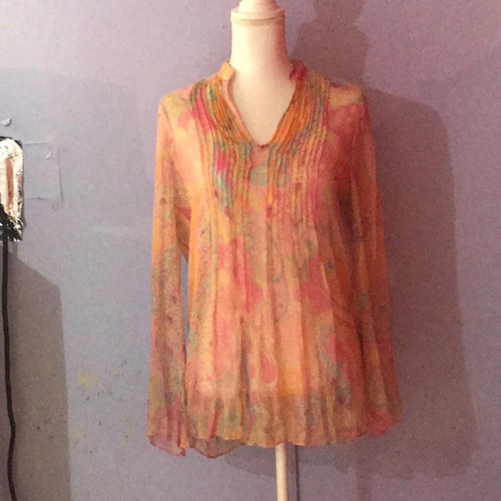 Woman’s sheer blouse